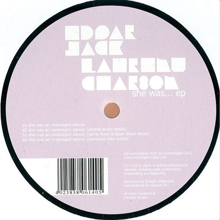 Edgar Jack Laurent Charbon She Was EP